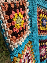 Load image into Gallery viewer, no. 13 Blue granny square vest
